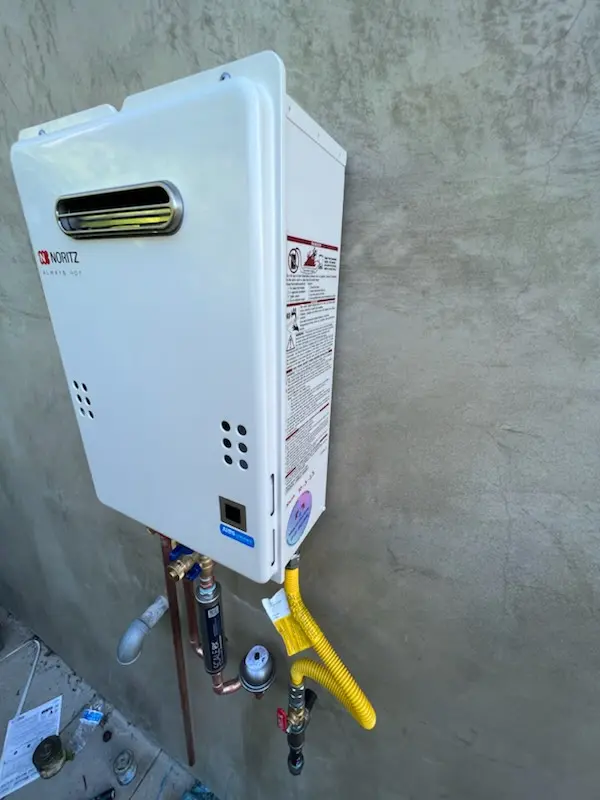 Tankless water heater installation for Newton homes